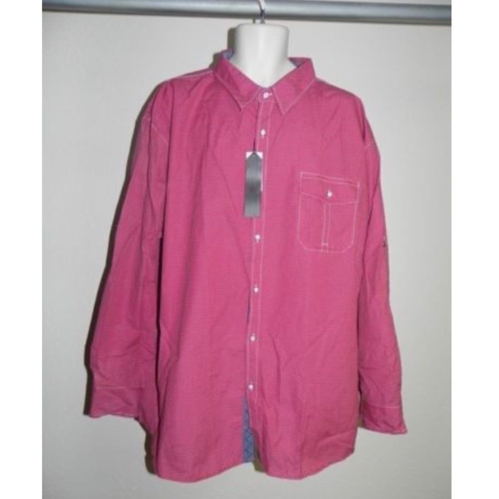 Swiss Cross Shirt Button Front Big & Tall 3XL NWT